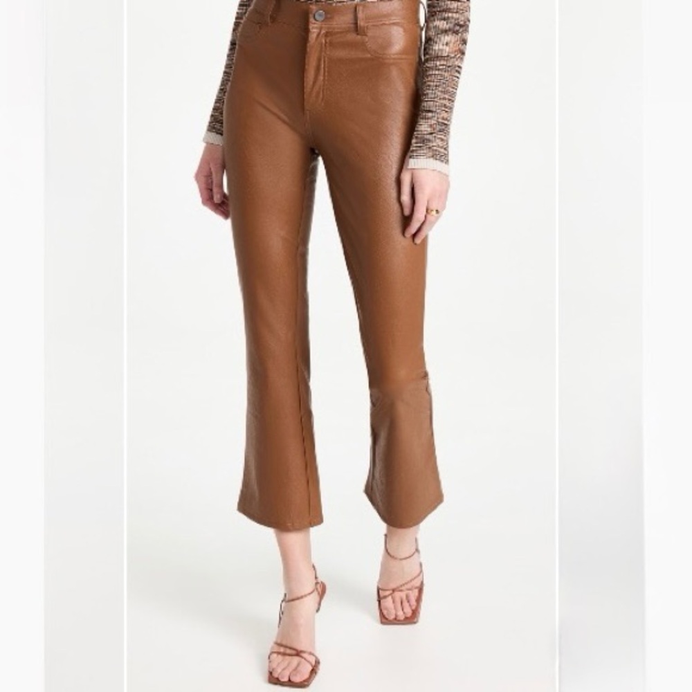 Paige Claudine Ankle Flare pants brown- Size 25
